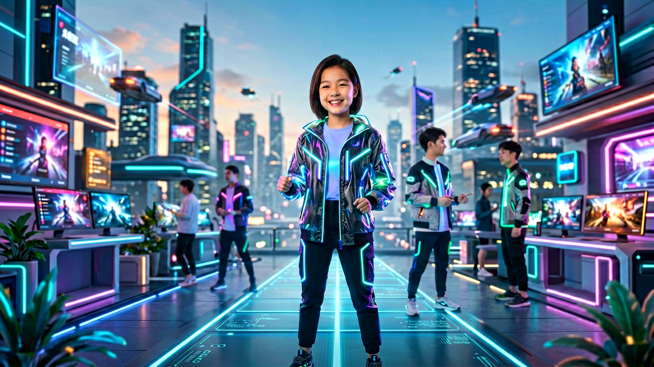 NG28平台科技感游戏娱乐场景背景图